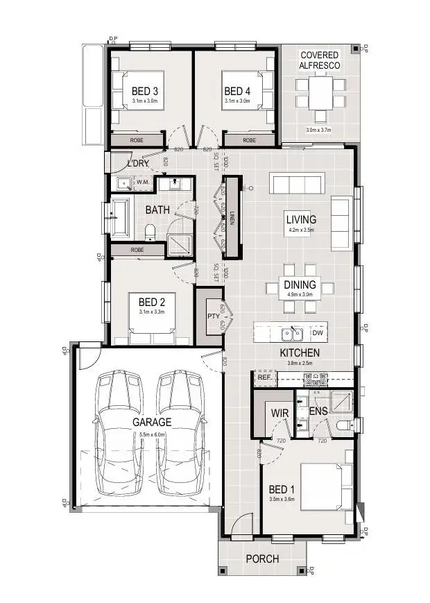 Floorplan of Homely house listing, Address available on request
