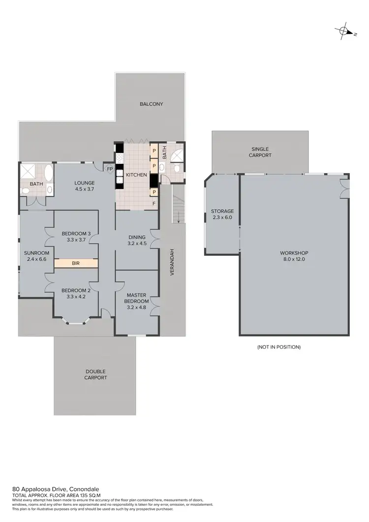 Floorplan of Homely house listing, 80 Appaloosa Drive, Conondale QLD 4552