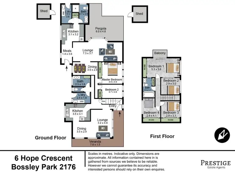 Floorplan of Homely house listing, 6 Hope Crescent, Bossley Park NSW 2176