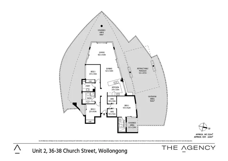 Floorplan of Homely unit listing, 2/36-38 Church Street, Wollongong NSW 2500