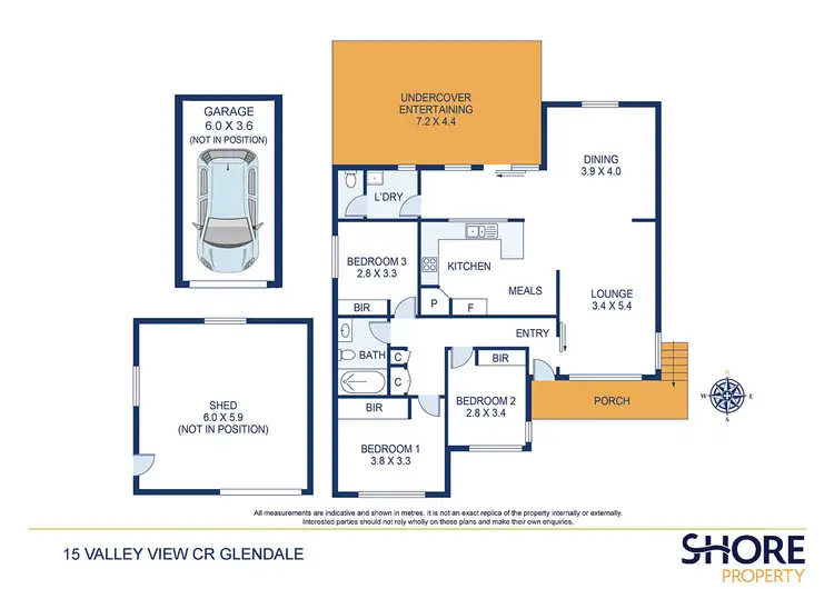Floorplan of Homely house listing, 15 Valley View Crescent, Glendale NSW 2285
