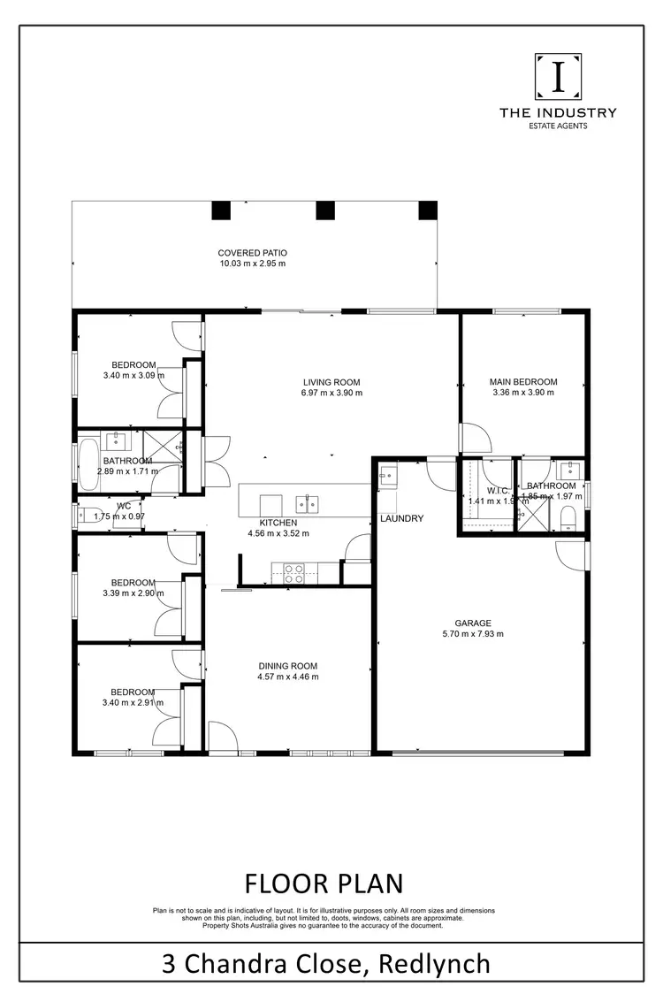 Floorplan of Homely house listing, 3 Chandra Close, Redlynch QLD 4870
