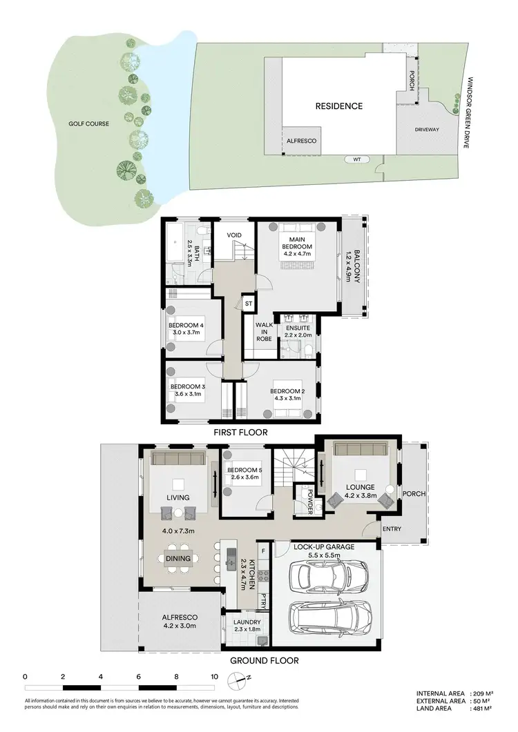 Floorplan of Homely house listing, 2 Windsorgreen Drive, Wyong NSW 2259