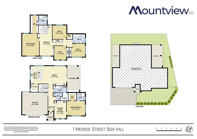 Floorplan of Homely house listing, 1 Memsie Street, Box Hill NSW 2765