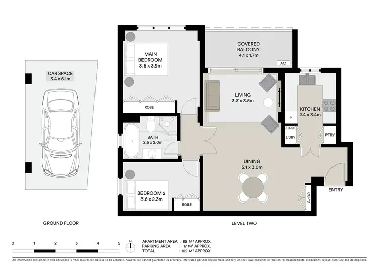 Floorplan of Homely apartment listing, 12/560 Military Road, Mosman NSW 2088
