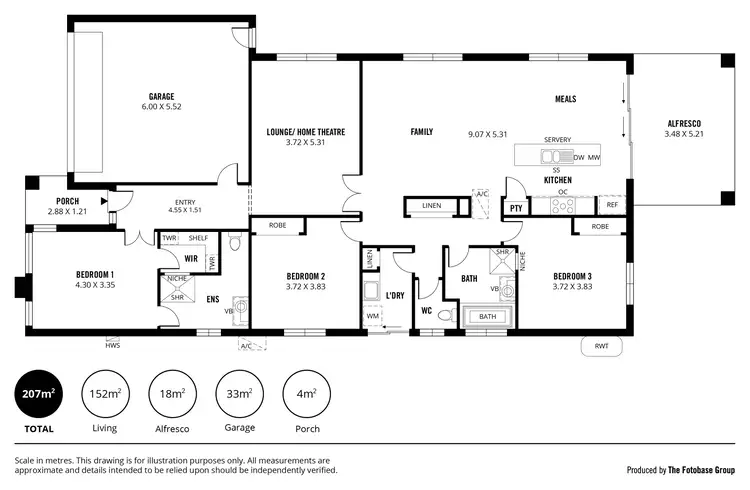 Floorplan of Homely house listing, 44 Isaacs Way, Evanston South SA 5116