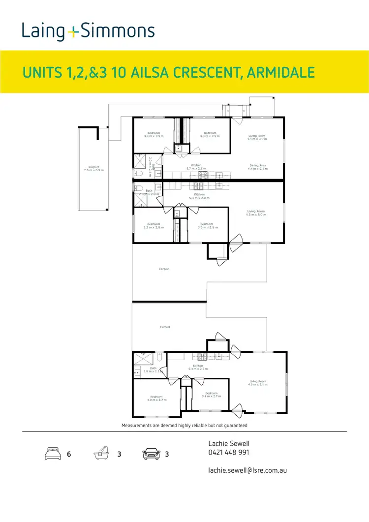 Floorplan of Homely house listing, 1/10 Ailsa Crescent, Armidale NSW 2350