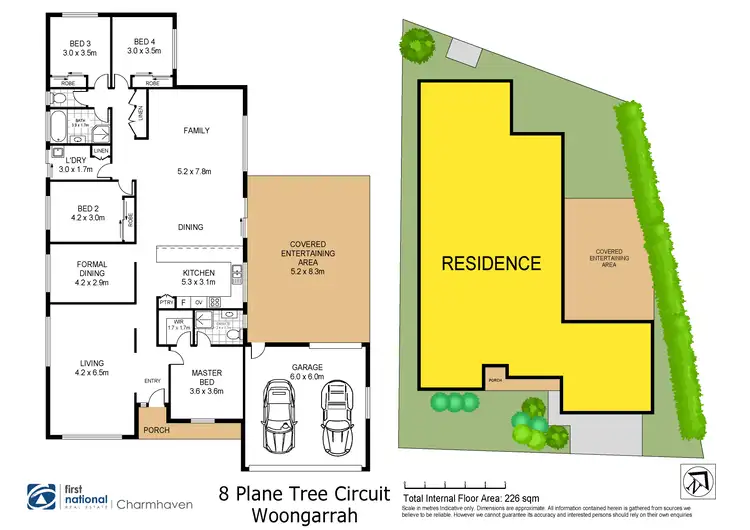 Floorplan of Homely house listing, 8 Plane Tree Circuit, Woongarrah NSW 2259
