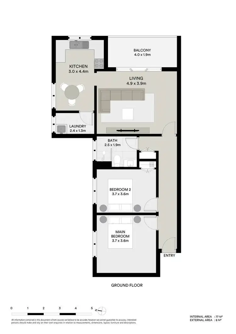 Floorplan of Homely apartment listing, 4/1 Main Street, Crescent Head NSW 2440