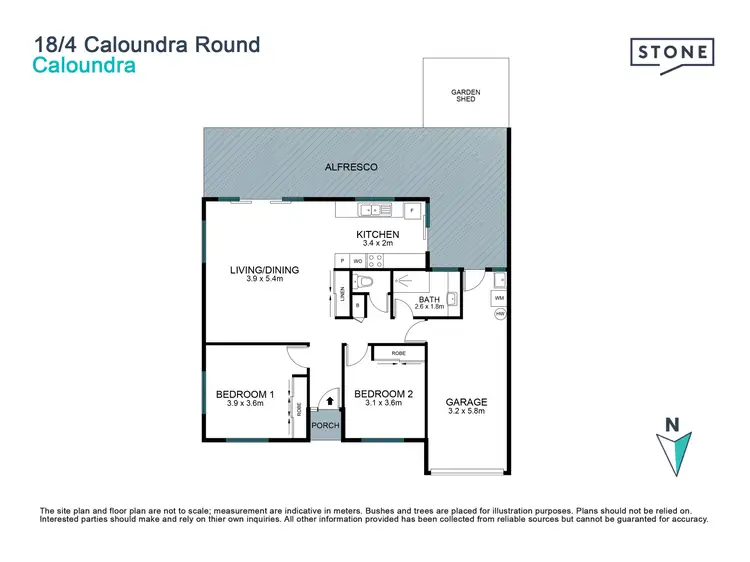 Floorplan of Homely unit listing, 18/4 Caloundra Road, Caloundra QLD 4551