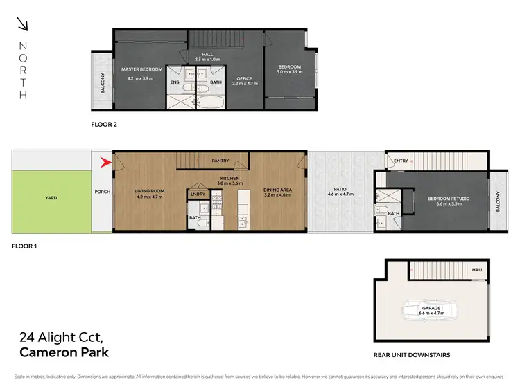 Floorplan of Homely house listing, 24 Alight Circuit, Cameron Park NSW 2285