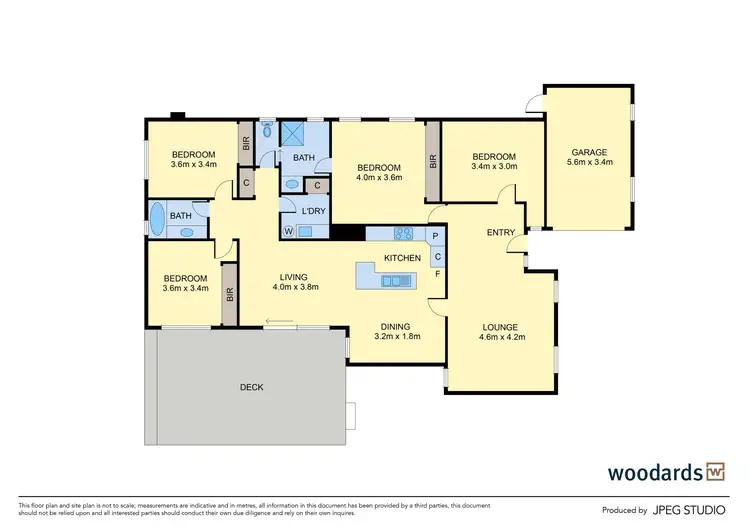 Floorplan of Homely house listing, 12 Lambert Avenue, Sunbury VIC 3429