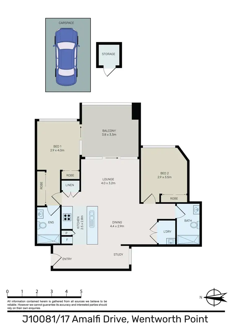 Floorplan of Homely apartment listing, J10081/17 Amalfi Drive, Wentworth Point NSW 2127