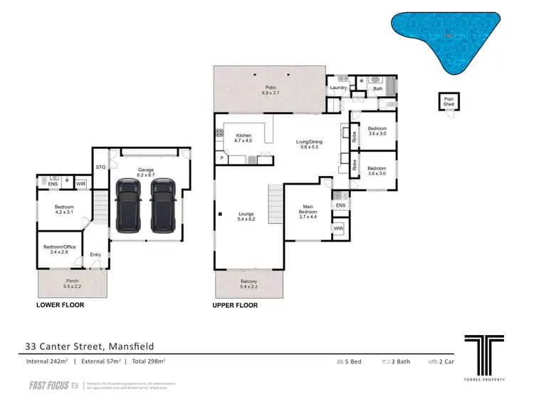 Floorplan of Homely house listing, 33 Canter Street, Mansfield QLD 4122