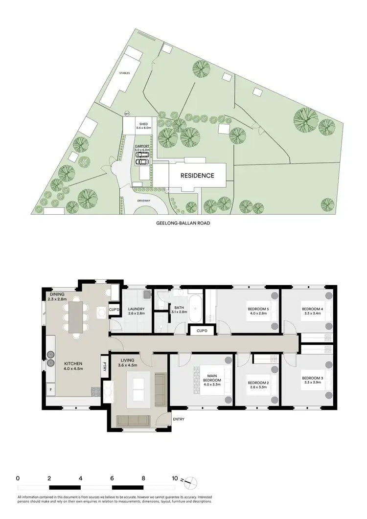Floorplan of Homely house listing, 5570 Geelong-Ballan Road, Ballan VIC 3342