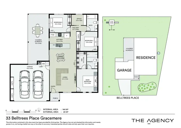 Floorplan of Homely house listing, 33 Belltrees Place, Gracemere QLD 4702