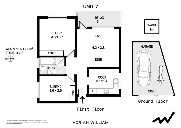 Floorplan of Homely apartment listing, 7/37A Herbert Street, Summer Hill NSW 2130