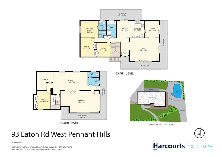 Floorplan of Homely house listing, 93 Eaton Road, West Pennant Hills NSW 2125