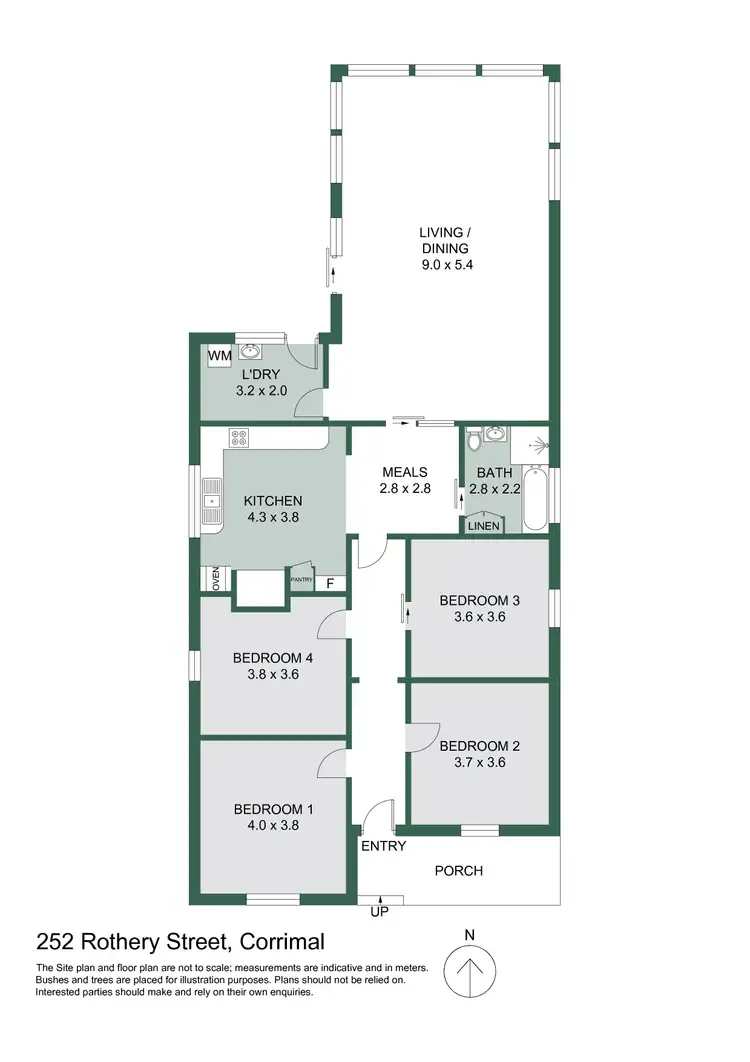 Floorplan of Homely house listing, 252 Rothery Street, Corrimal NSW 2518
