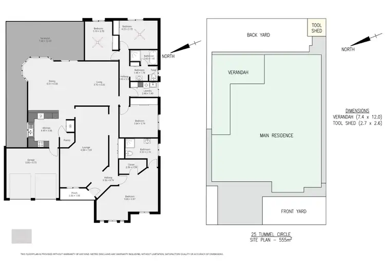 Floorplan of Homely house listing, 25 Tummel Circle, Whyalla Jenkins SA 5609