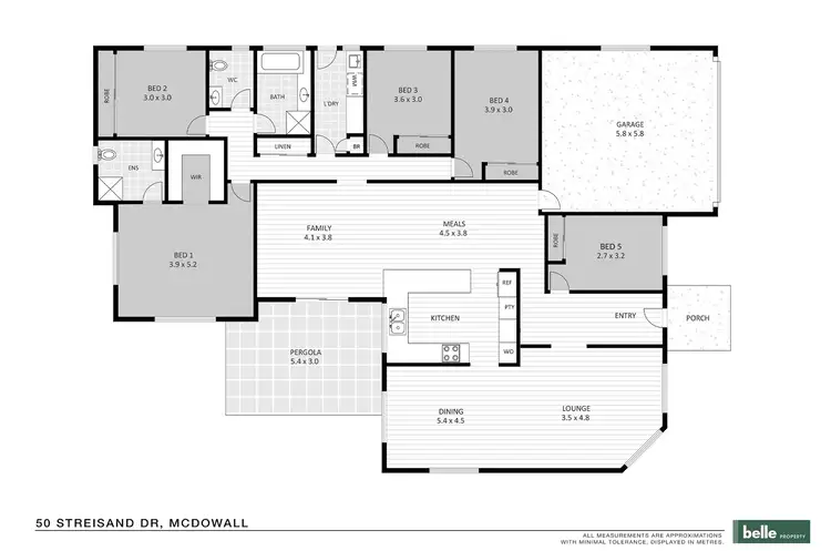 Floorplan of Homely house listing, 50 Streisand Drive, Mcdowall QLD 4053