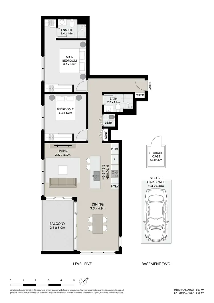 Floorplan of Homely apartment listing, 507/12 Stanley Street, Kogarah NSW 2217