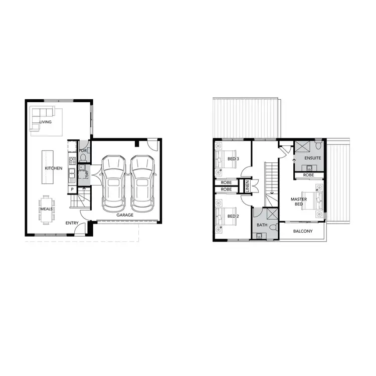 Floorplan of Homely townhouse listing, Lot 70 Growling Crescent, Wollert VIC 3750