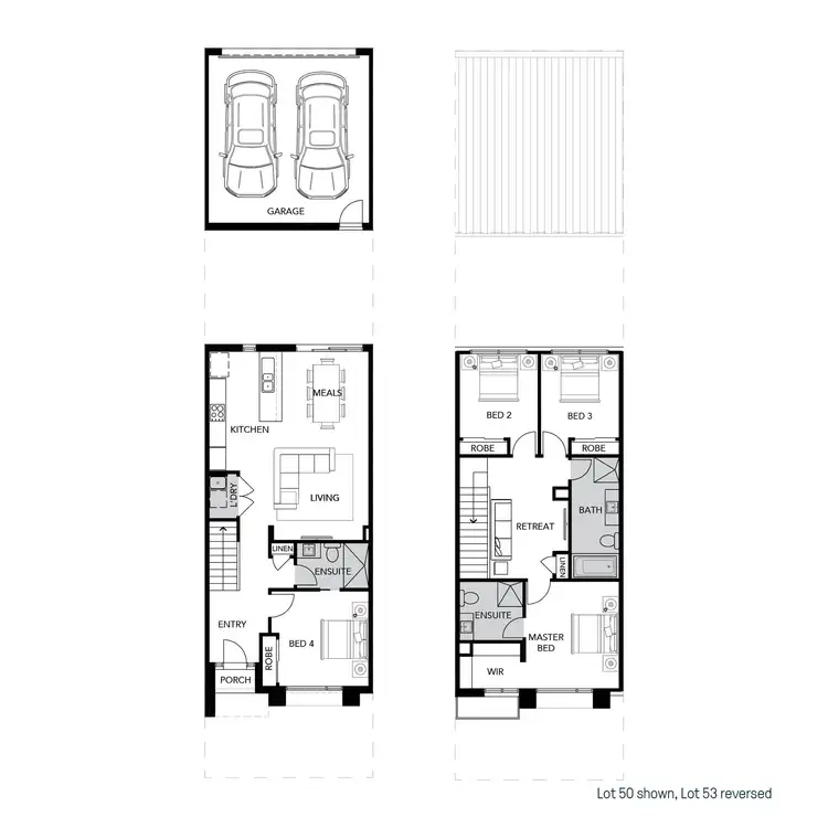 Floorplan of Homely townhouse listing, Lot 50 Wanderer Drive, Wollert VIC 3750