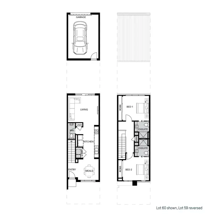 Floorplan of Homely townhouse listing, Lot 52 Wanderer Circuit, Wollert VIC 3750