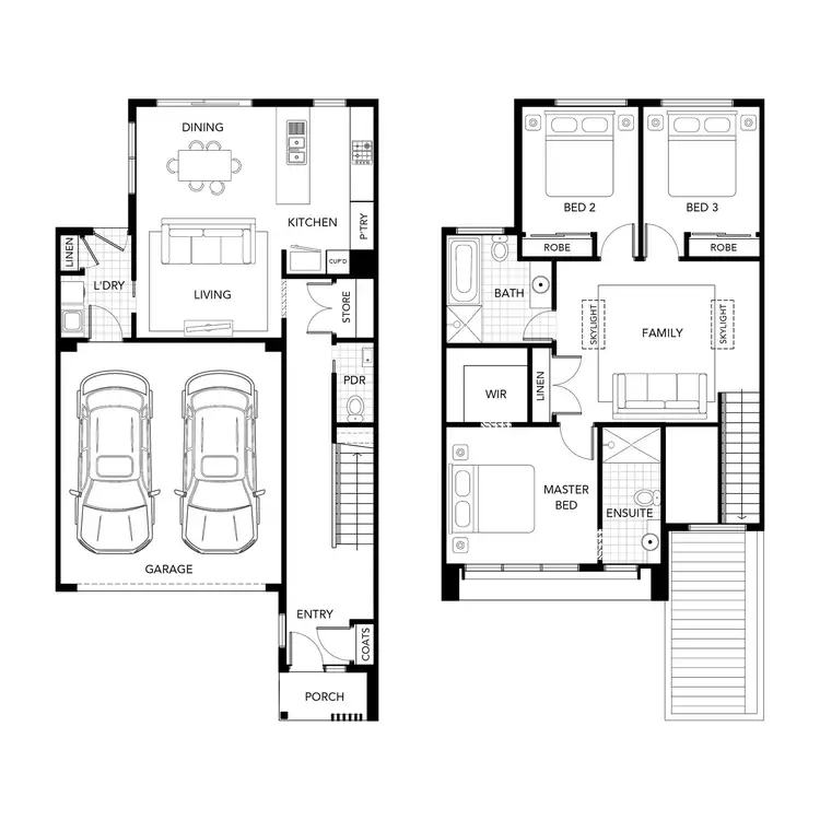 Floorplan of Homely townhouse listing, Lot 17 Wanderer Circuit, Wollert VIC 3750