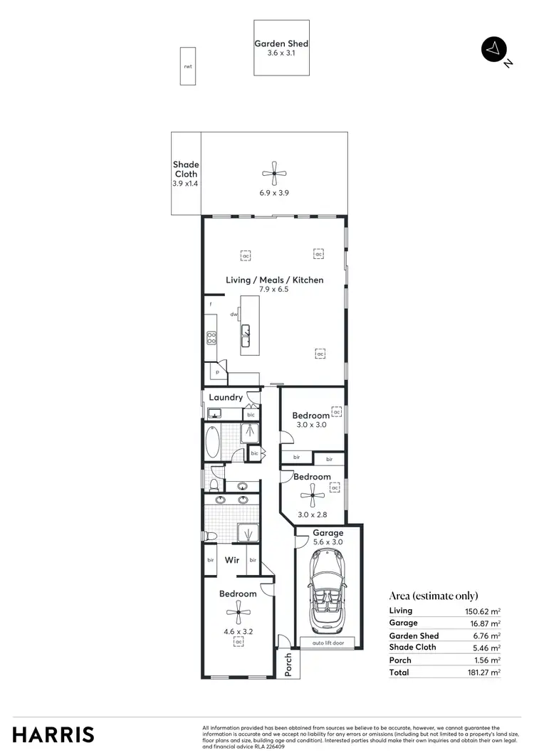 Floorplan of Homely house listing, 4A Rosslyn Street, Clovelly Park SA 5042