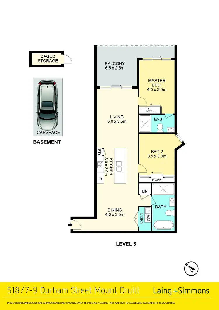 Floorplan of Homely unit listing, 518/7-9 Durham Street, Mount Druitt NSW 2770