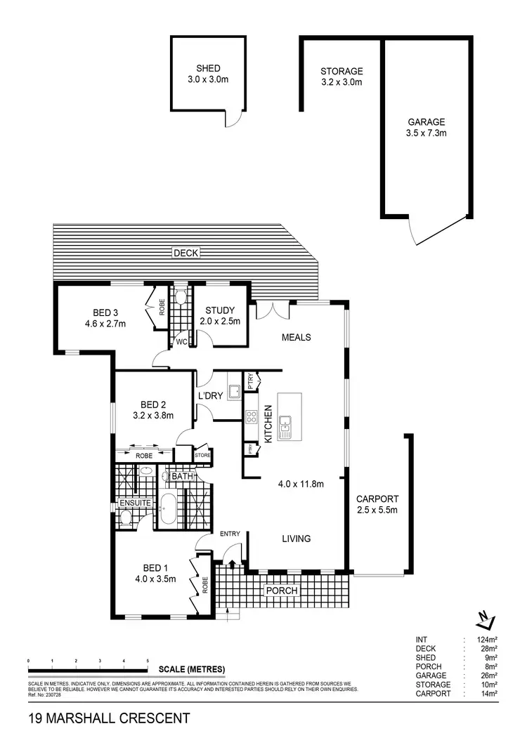 Floorplan of Homely house listing, 19 Marshall Crescent, Kennington VIC 3550