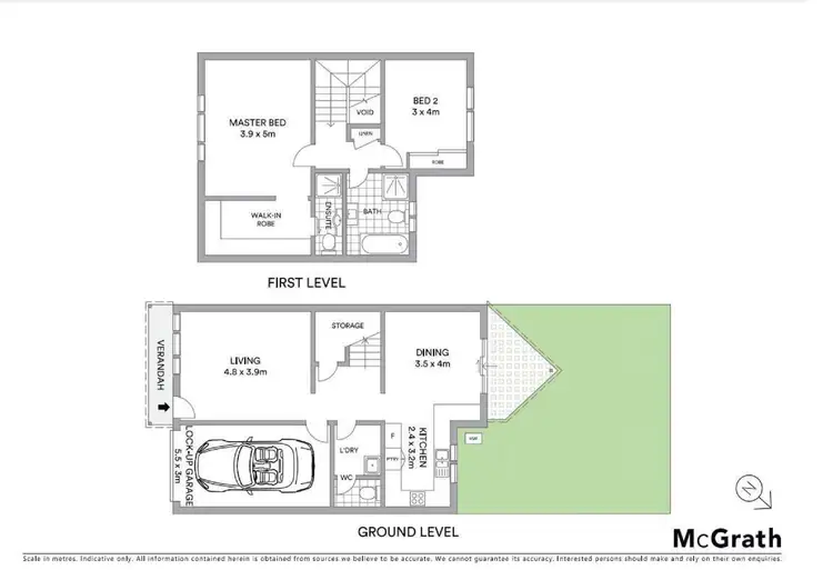 Floorplan of Homely townhouse listing, 6/1 Heath Street, Prospect NSW 2148