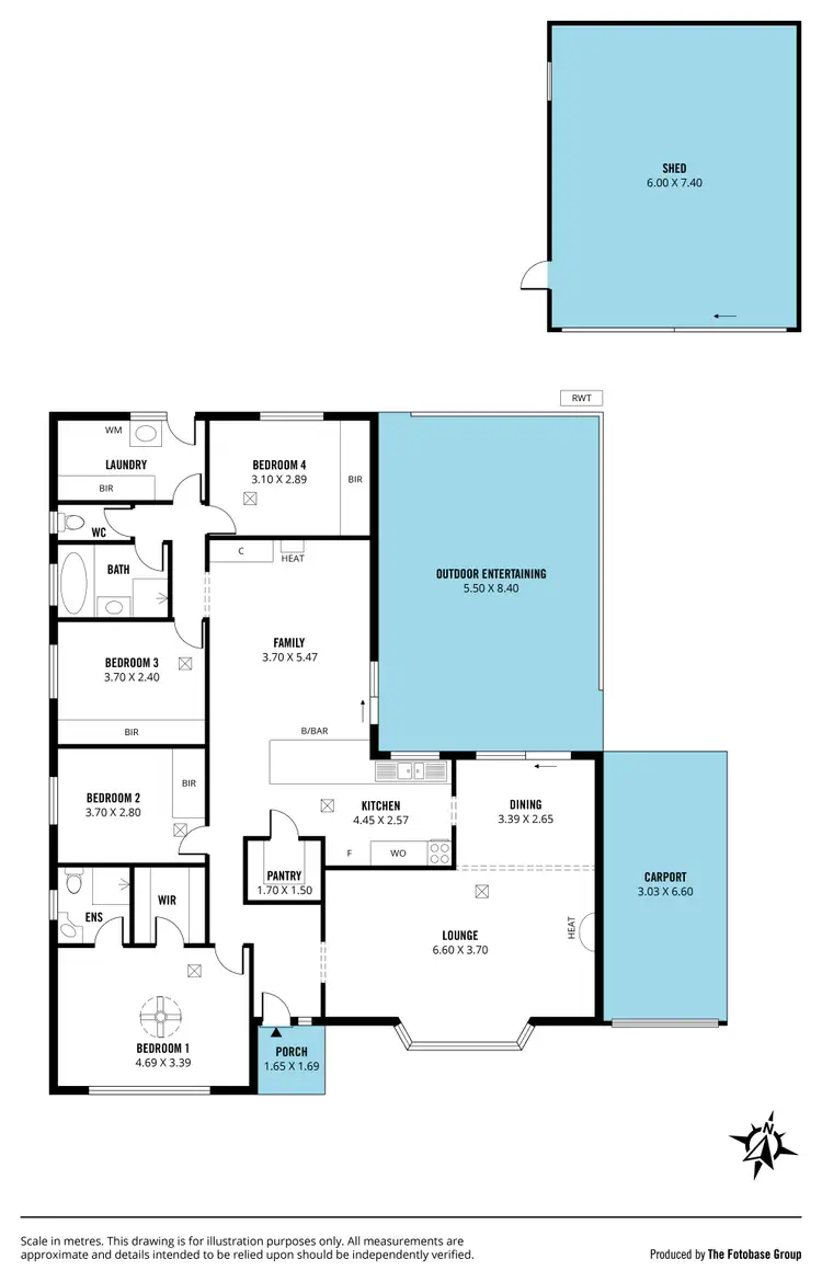 Floorplan of Homely house listing, 7 Leslie Court, Morphett Vale SA 5162