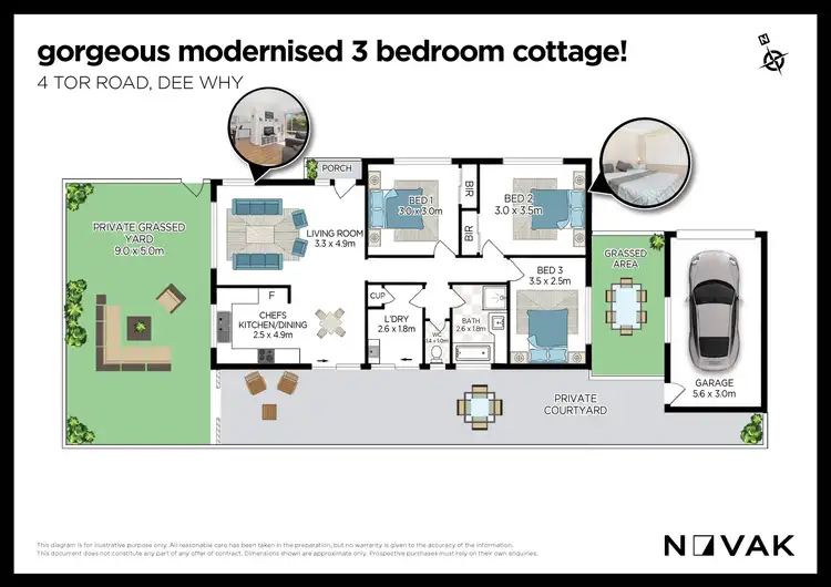Floorplan of Homely house listing, 4 Tor Road, Dee Why NSW 2099