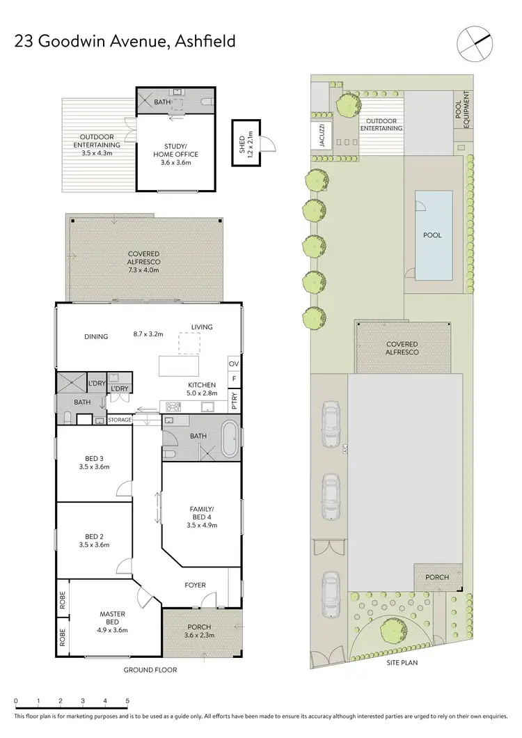 Floorplan of Homely house listing, 23 Goodwin Avenue, Ashfield NSW 2131
