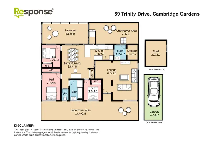 Floorplan of Homely house listing, 59 Trinity Drive, Cambridge Gardens NSW 2747