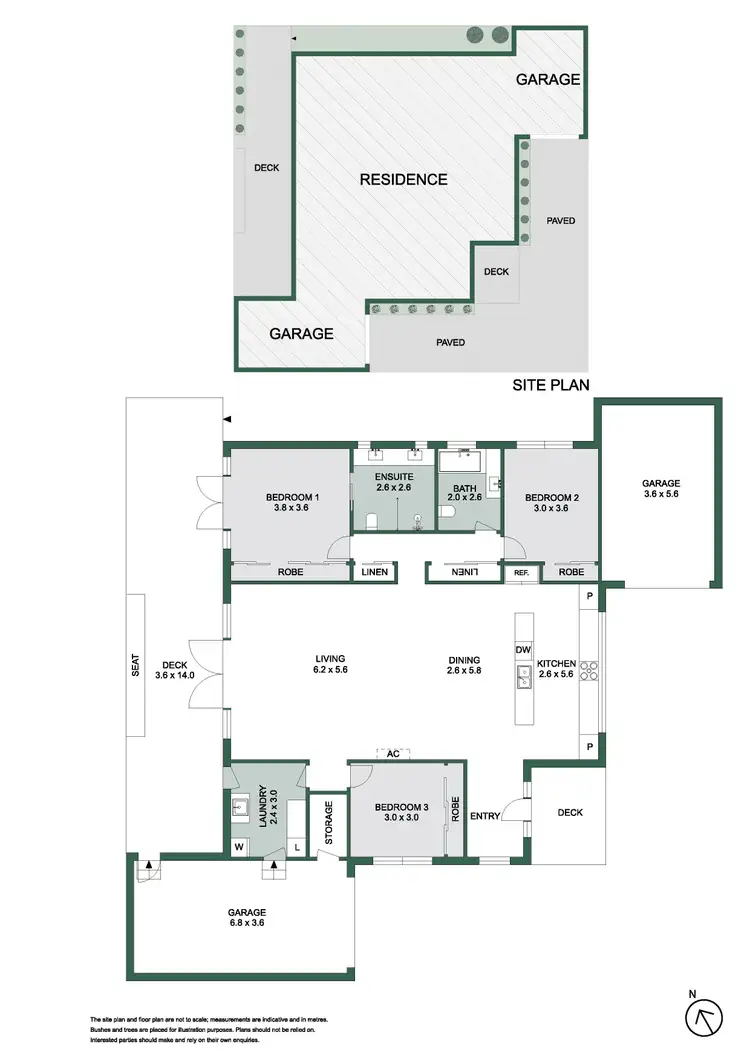 Floorplan of Homely house listing, 2/17 Davies Street, Safety Beach VIC 3936