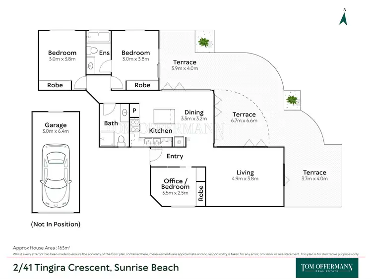 Floorplan of Homely unit listing, 2/41 Tingira Crescent, Sunrise Beach QLD 4567