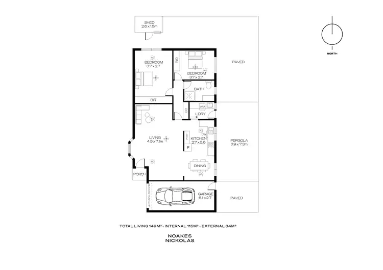 Floorplan of Homely unit listing, 4/25 Tusmore Avenue, Leabrook SA 5068