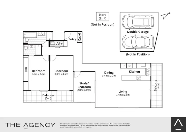 Floorplan of Homely apartment listing, 4/84 St Georges Crescent, Drummoyne NSW 2047