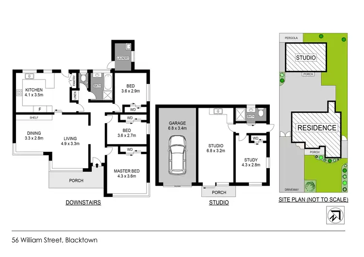 Floorplan of Homely house listing, 56 William Street, Blacktown NSW 2148