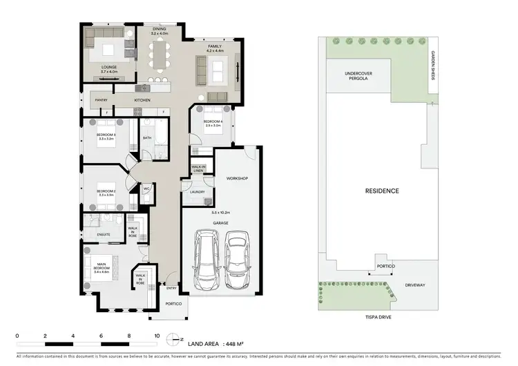 Floorplan of Homely house listing, 10 Tispa Drive, Leopold VIC 3224