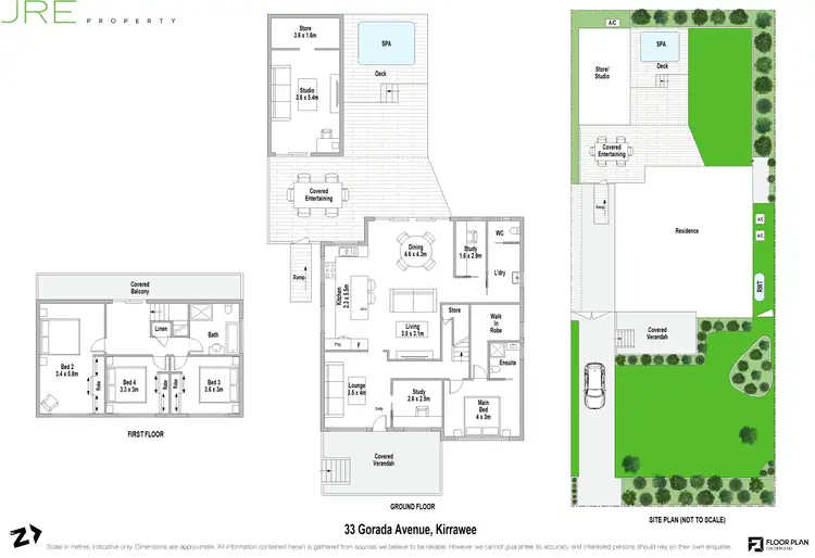 Floorplan of Homely house listing, 33 Gorada Avenue, Kirrawee NSW 2232