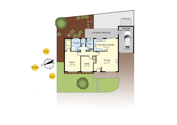 Floorplan of Homely unit listing, 17/311-317 Cranbourne Road, Frankston VIC 3199
