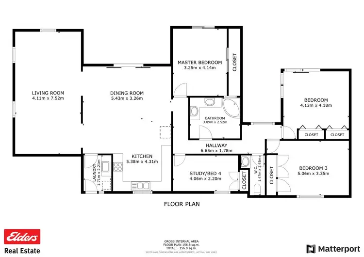 Floorplan of Homely house listing, 396 Frenches Road, Jennapullin WA 6401