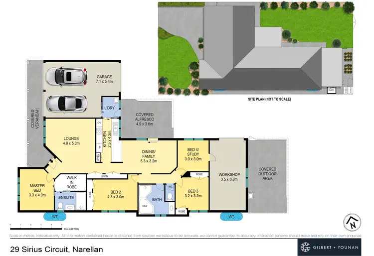 Floorplan of Homely house listing, 29 Sirius Circuit, Narellan NSW 2567