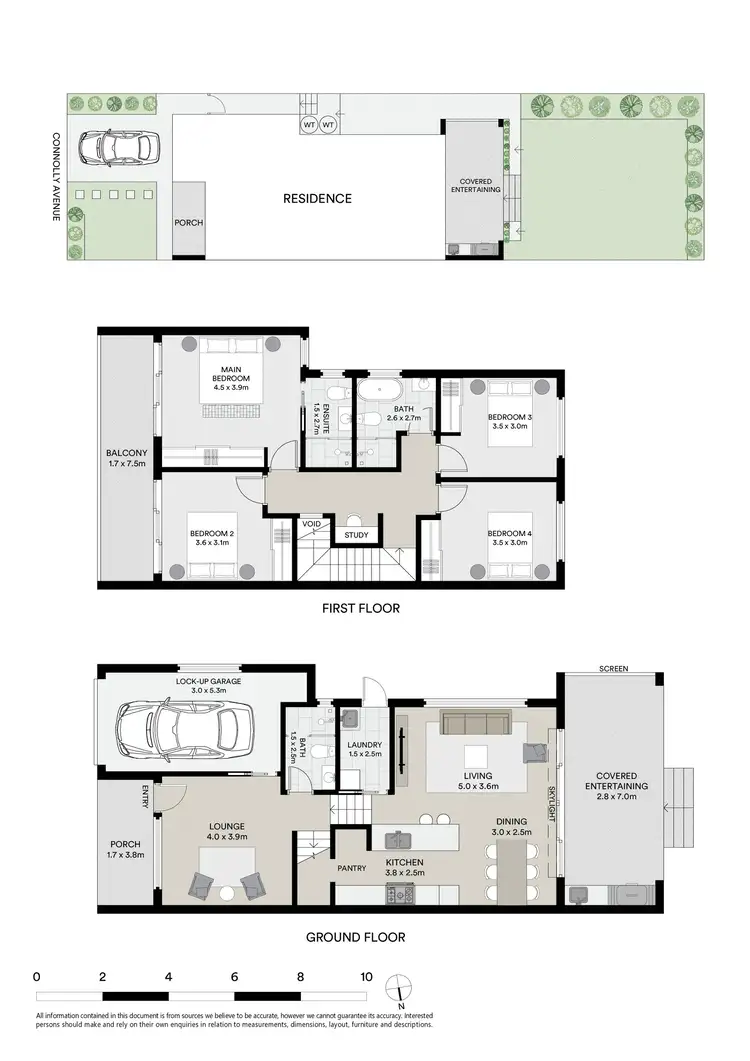 Floorplan of Homely semi-detached listing, 30A Connolly Avenue, Padstow Heights NSW 2211