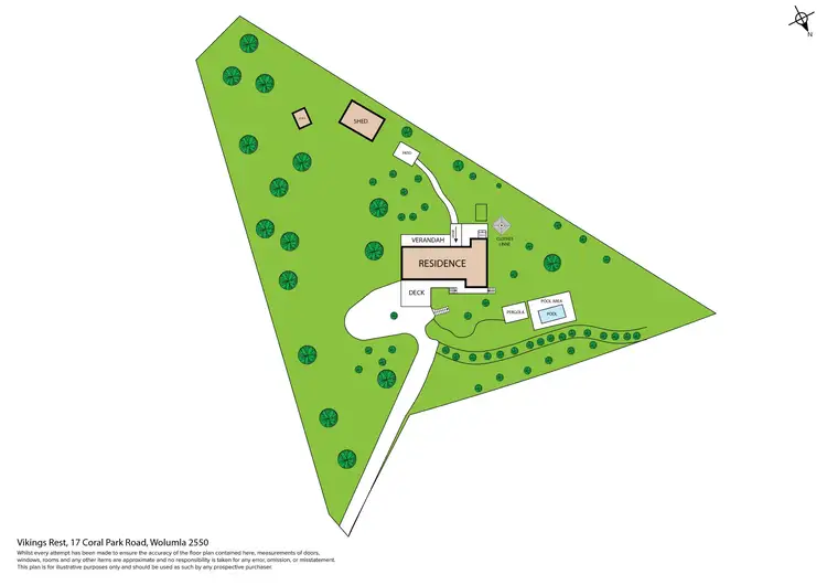 Floorplan of Homely house listing, 17 Coral Park Road, Wolumla NSW 2550
